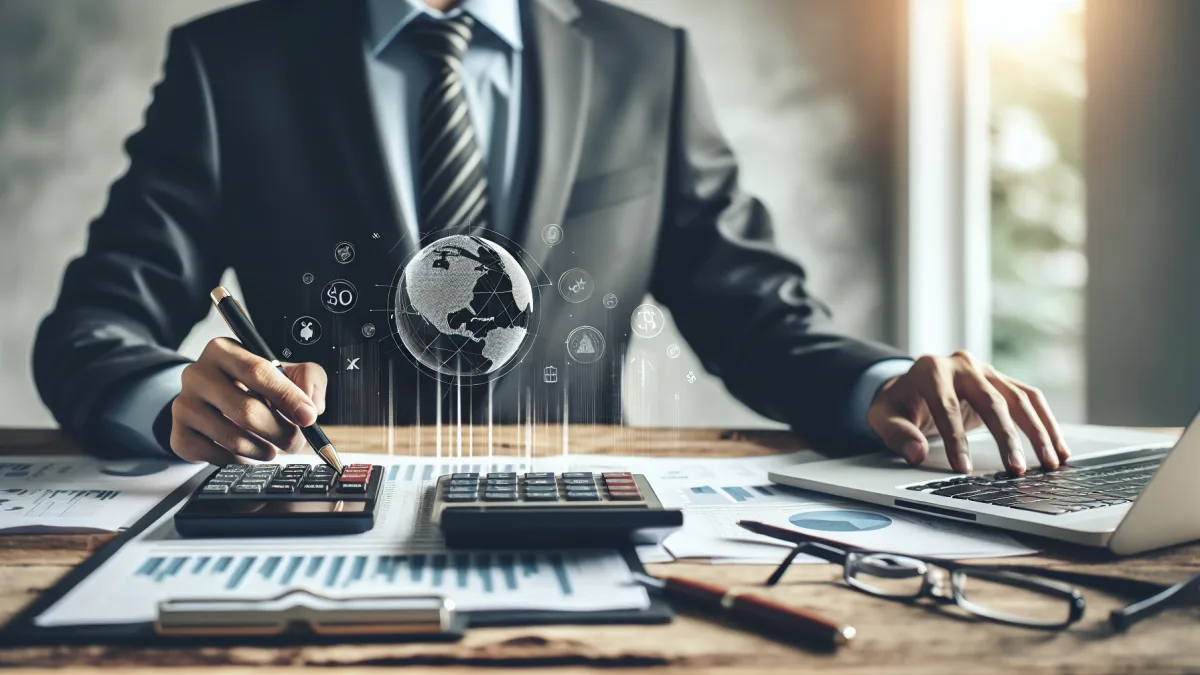 Infográfico sobre auditoria contábil para empresas, destacando processos e benefícios em 2026.