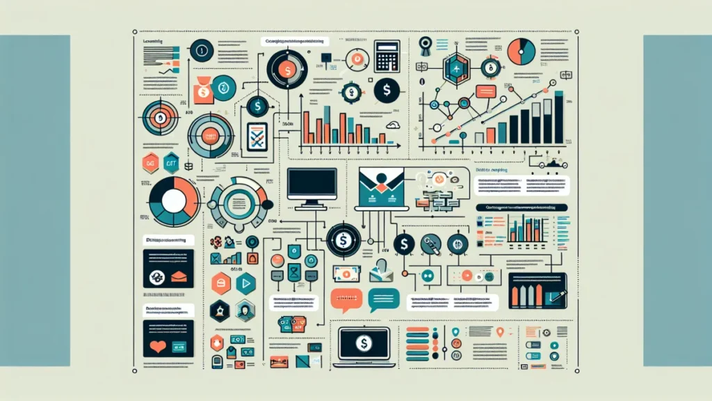 Imagem de um gráfico de contabilidade digital mostrando dados financeiros em tempo real, representando eficiência e segurança na gestão contábil. - ilustração