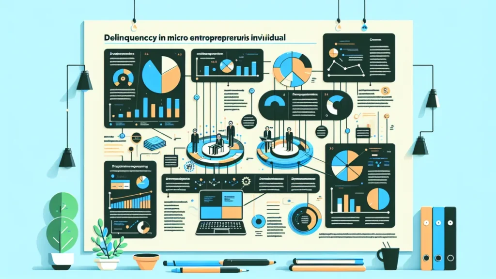 Gráfico ilustrando os impactos da Inadimplência no MEI sobre pequenos negócios em Santa Catarina. - ilustração