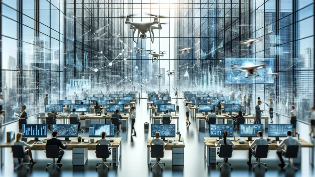Tecnologia Em Processos Contábeis: Transformando Negócios Em 2026 1 Imagem ilustrativa de tecnologia em processos contábeis com gráficos e computadores