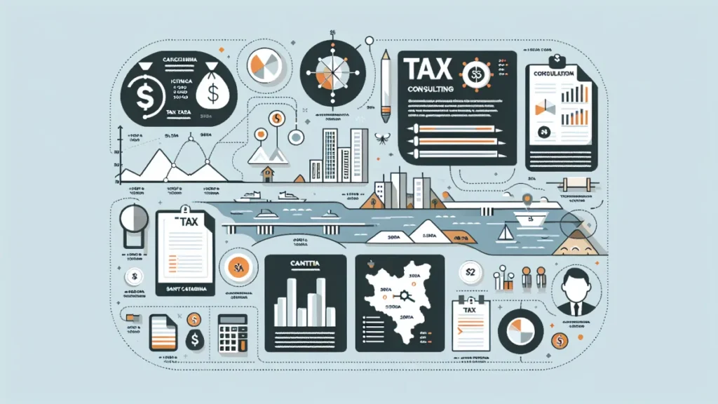 Imagem ilustrativa sobre como escolher consultoria tributária em Santa Catarina para empresas. - ilustração